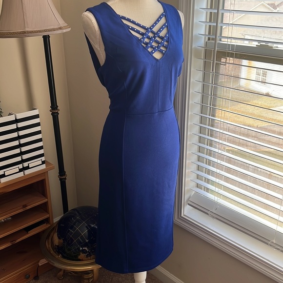 Blue Shift Dress - Picture 3 of 3